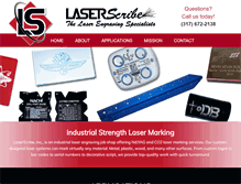 Tablet Screenshot of laserscribe.com